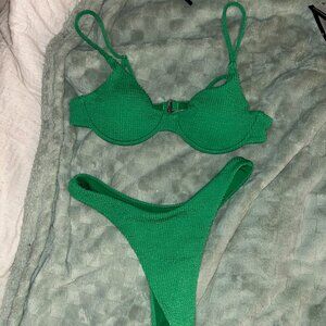 Shein Green Bikini Set